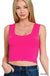Double Layered Crop Tank Top - LECCE