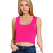 Double Layered Crop Tank Top - LECCE