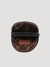 Wrangler Brown Cow Print Crossbody Sling Chest Bag