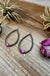 Dyed Pink Turquoise & Sterling Silver Pearl Teardrop Earrings - LECCE