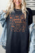 Halloween Doodle Graphic Tee in Black alternate view