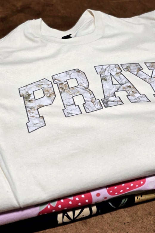 Pray Graphic Heavy Cotton Tee