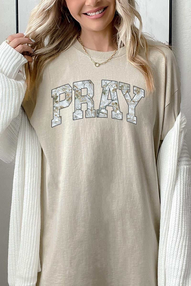 Pray Graphic Heavy Cotton Tee