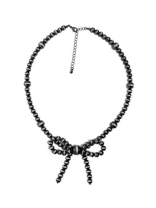 Western Navajo Pearl Ribbon Necklace