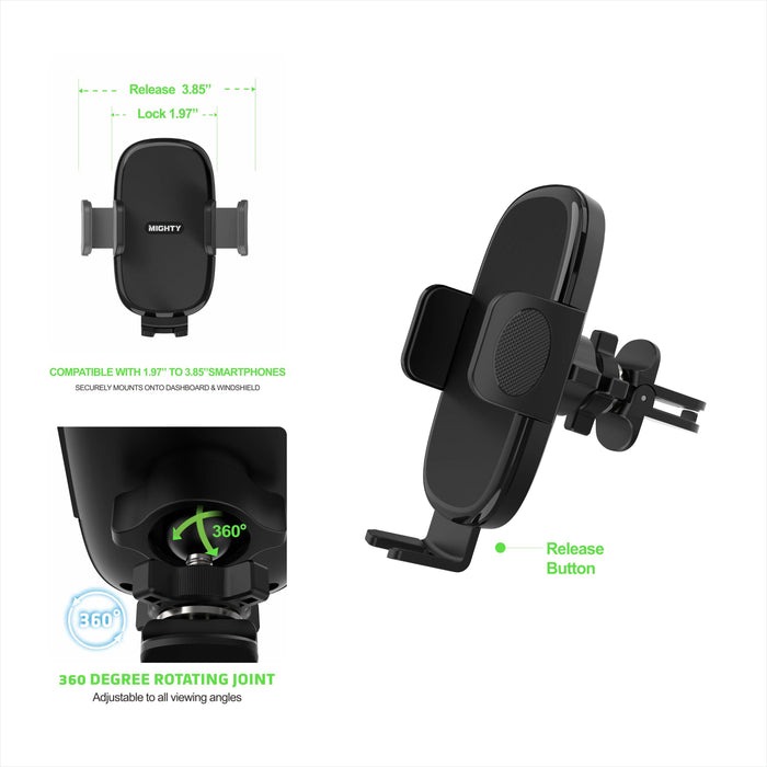 Mighty Wireless Universal Air Vent Car Mount MK07