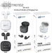 Earbuds w/Case - Compatible with All Smartphones - LECCE