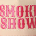 SMOKE SHOW Typographic Embroidery Baseball Cap Fashion City