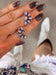 Cute Little Half Cluster Blossom Earrings - MADE TO ORDER Krush Kandy