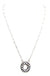 Checkered Bubble Initial Necklace Snowing West