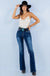 Embroidered Boot Cut Jeans - LECCE
