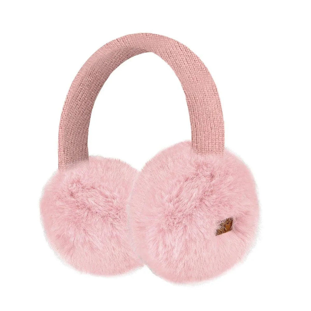 EMS0155 Faux Mink Fur Knitted Earmuffs - LECCE