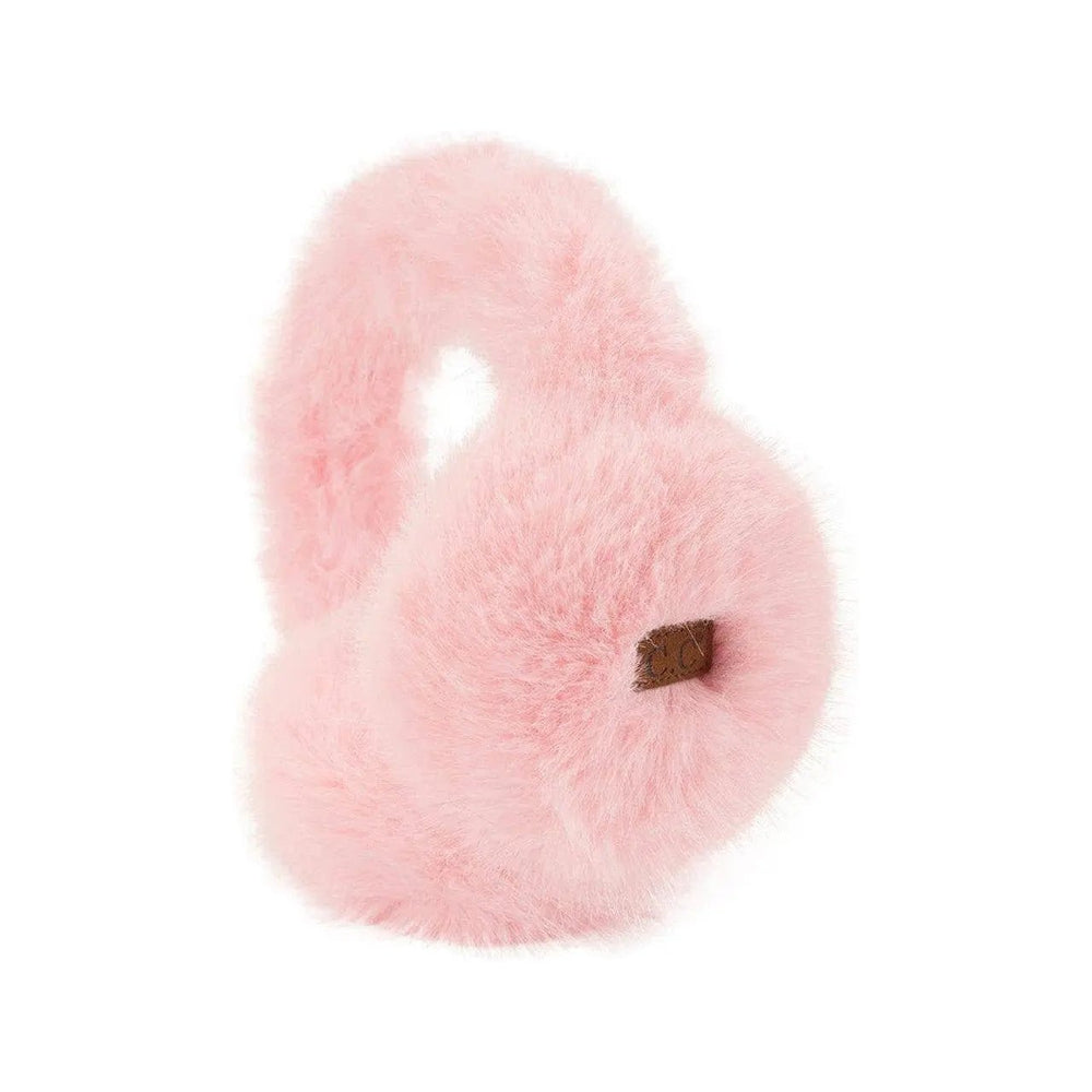 EMS4350 Long Faux Fur Cozy Earmuffs - LECCE