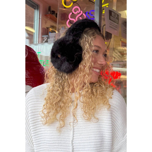 EMS4350 Long Faux Fur Cozy Earmuffs - LECCE