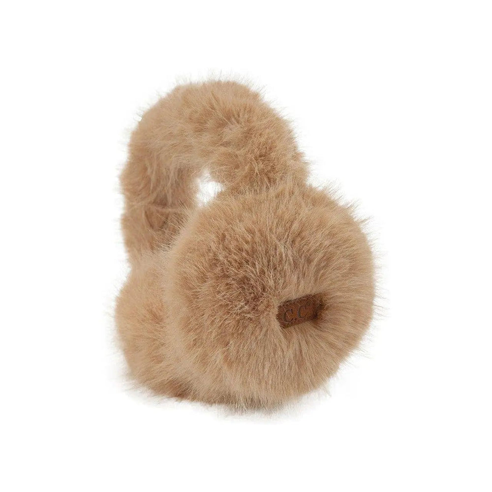 EMS4350 Long Faux Fur Cozy Earmuffs - LECCE