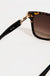 Metallic Joint Large Square Sunglasses Collections by Fame Accessories