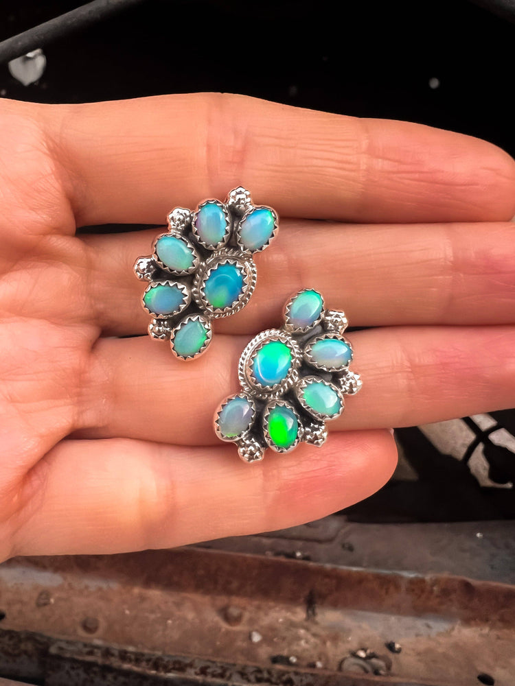 Cute Little Half Cluster Blossom Earrings - MADE TO ORDER Krush Kandy
