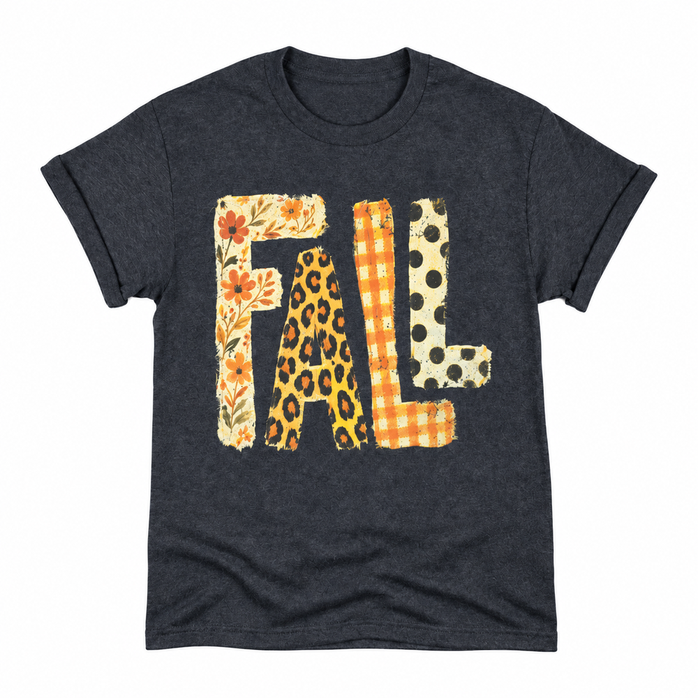 Fall Graphic Tee enlarged on white background