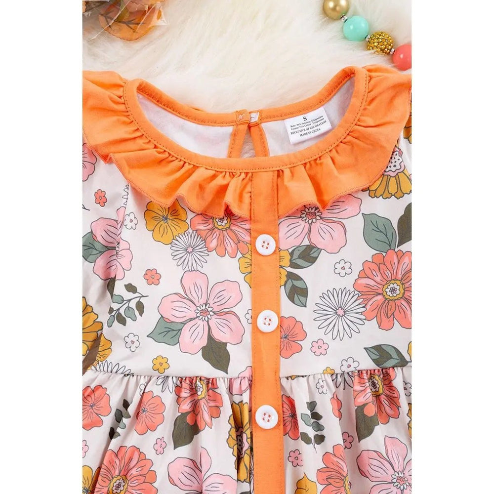 Fallish Floral Prnted Dress. - LECCE