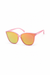 Fashion Plastic Glasses pink on white background