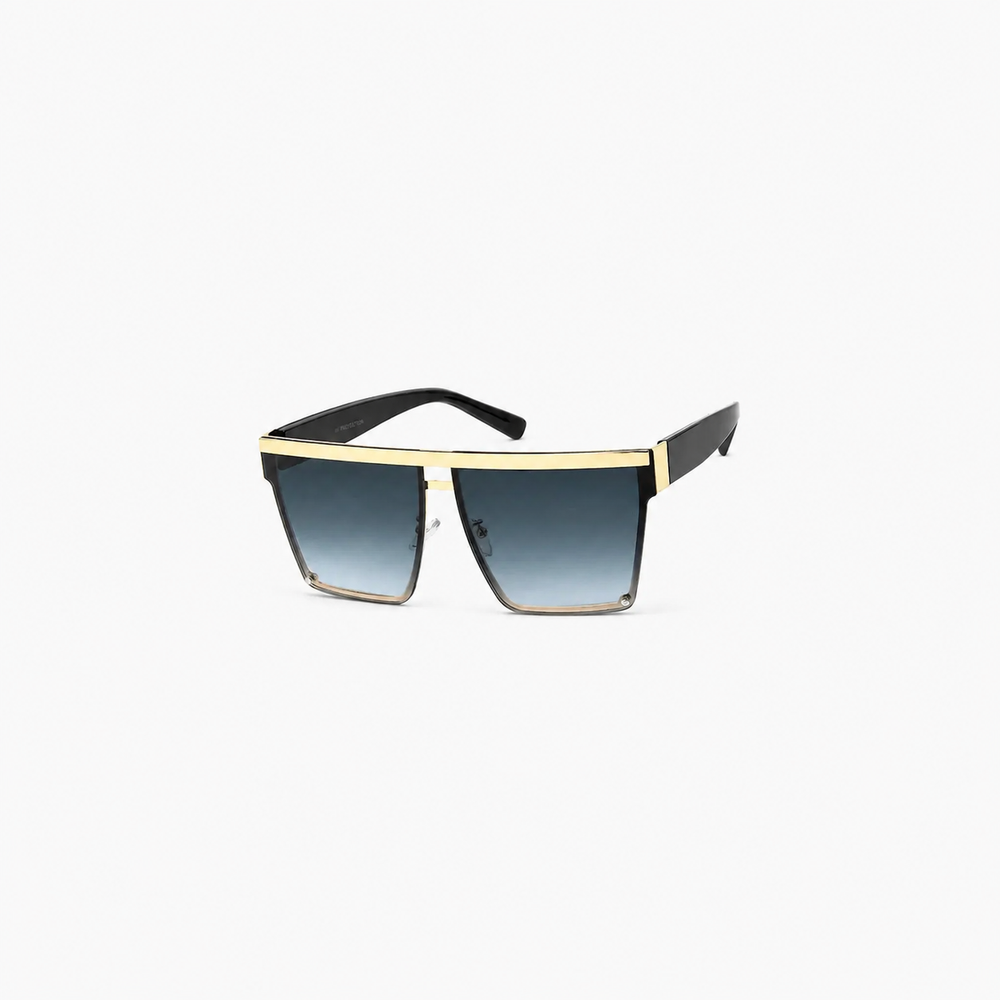 Sunglasses on soft white background