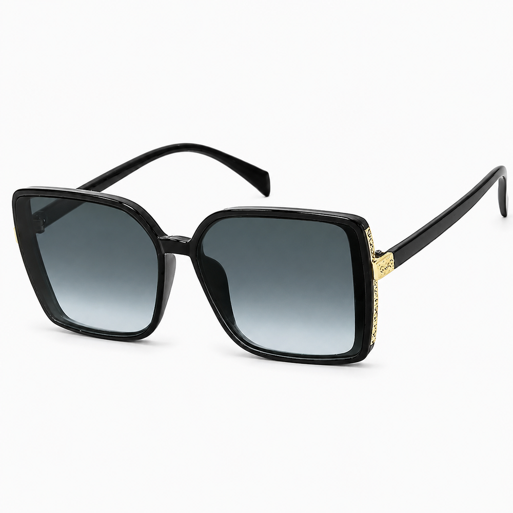 Sunglasses on soft white background