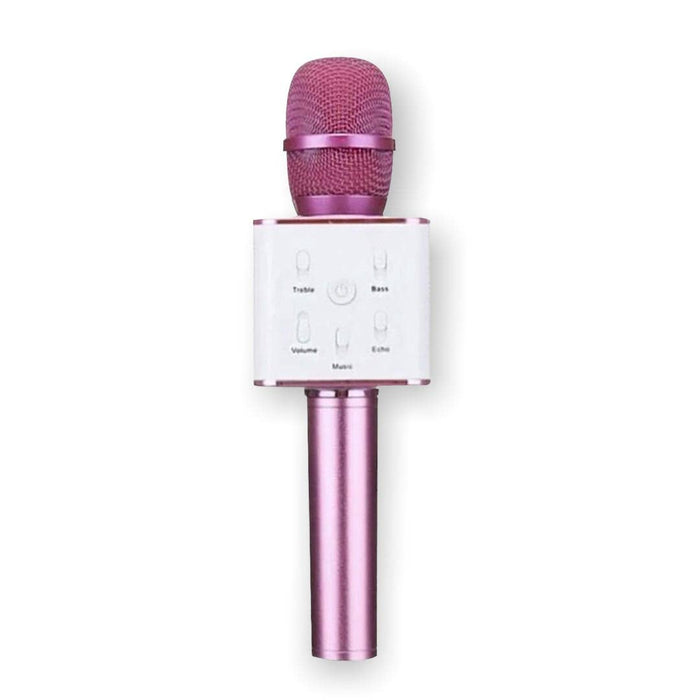 Karaoke Microphone with Power Bank Rose Gold