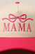 MAMA Ribbon Embroidered Two-Tone Trucker Hat Fashion City