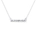 WESTERN 925 STERLING SILVER TURQUOISE BAR NECKLACE Snowing West