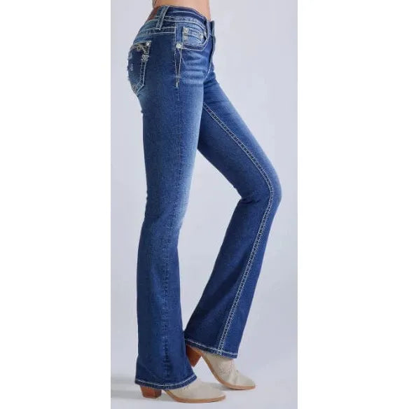 Miss Me Horse Boot Cut Jeans