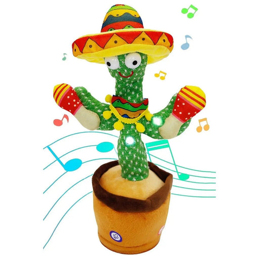 Fiesta Sombrero Cactus Sound Mimicking Dancing Toy - LECCE