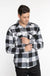 Flannel - Button Down - Plaid - Fornt Pockets - LECCE