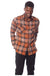 Flannel - Long Sleeve - Plaid - Front Pockets - LECCE