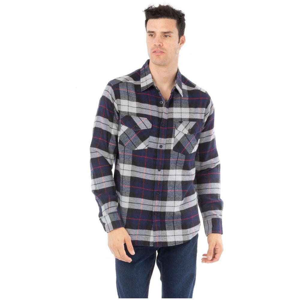 Flannels - Long Sleeve - Pockets - Plaid - LECCE