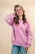 Fleece Acid Wash Kangaroo Pocket Hoodie - LECCE