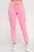 Fleece Burnout High Rise Cargo Jogger - LECCE