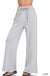 Fleece Exposed Seam Wide Leg Sweatpants - LECCE