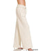 Fleece Exposed Seam Wide Leg Sweatpants - LECCE