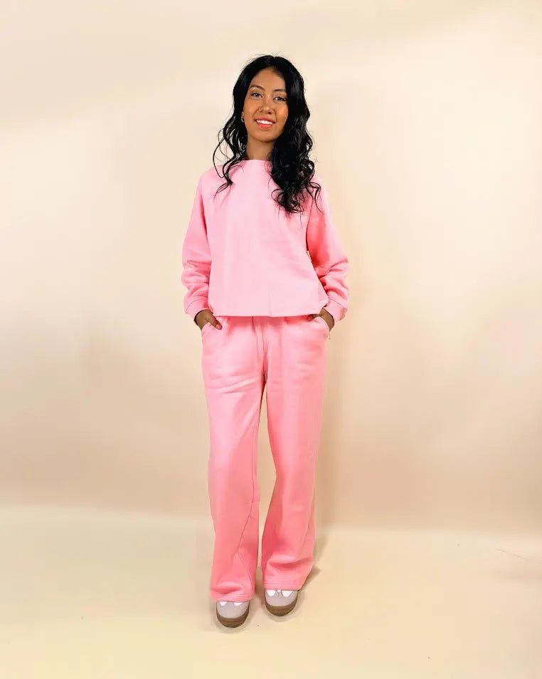 Fleece Long Sleeve & Sweatpants Set - LECCE