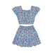 Floral Skirt Set W/ Ruffle Sleeve - LECCE