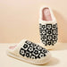 Flower Color Block Home Slippers - LECCE