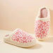 Flower Color Block Home Slippers - LECCE