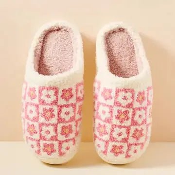 Flower Color Block Home Slippers - LECCE
