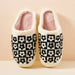 Flower Color Block Home Slippers - LECCE