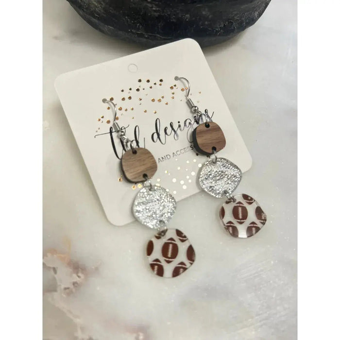 Football Touchdown Earrings - LECCE