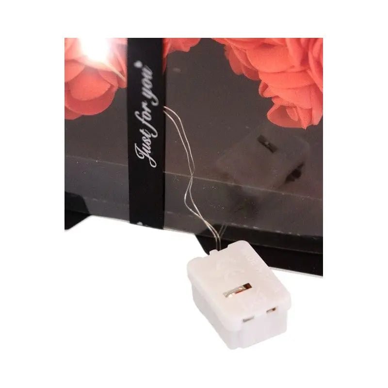 Forever LED Light - Up Rose Teddy Bear with Gift Box - LECCE