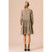 Frilled Printed Dress - LECCE
