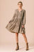 Frilled Printed Dress - LECCE