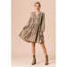 Frilled Printed Dress - LECCE