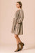 Frilled Printed Dress - LECCE