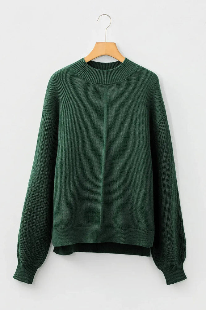 Front Seam Loose Sweater - LECCE